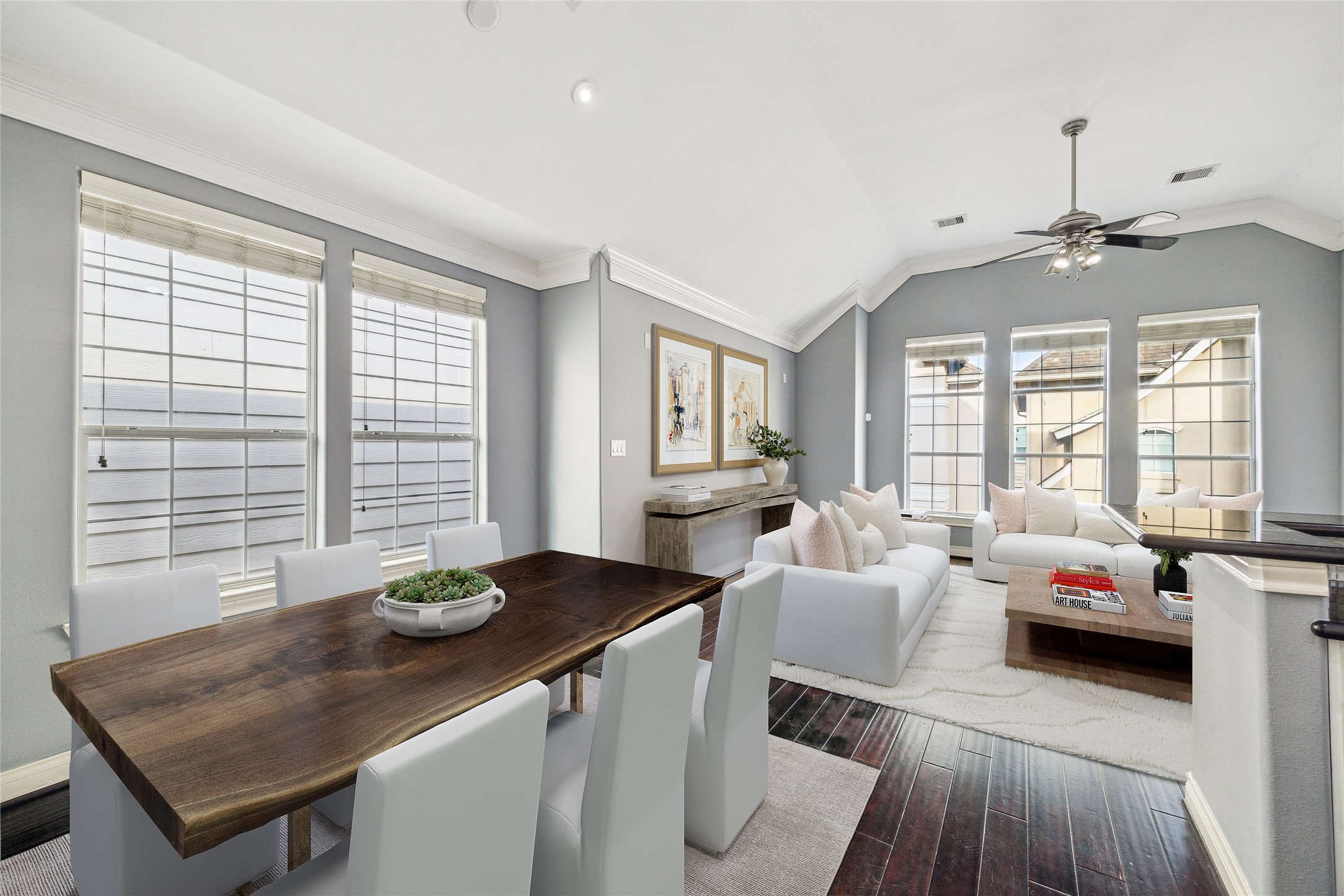 3432 Cline Street Houston, TX 77020 - Photo 22 of 22 a living room with furniture and wooden floor