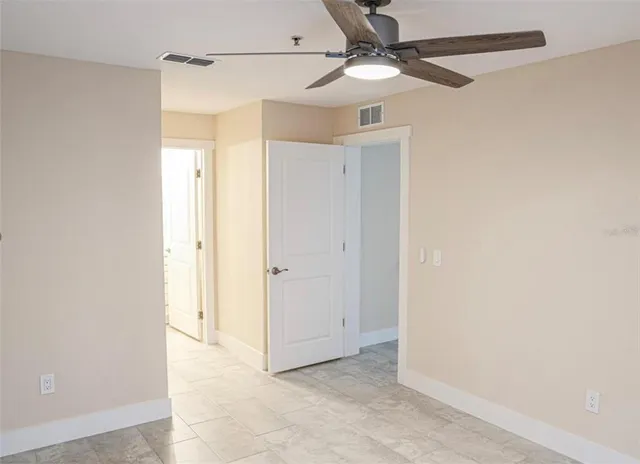 a view of an empty room