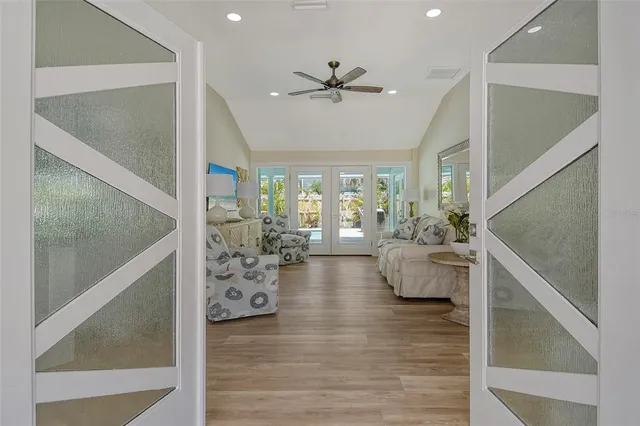 a living room with furniture fireplace and a flat screen tv