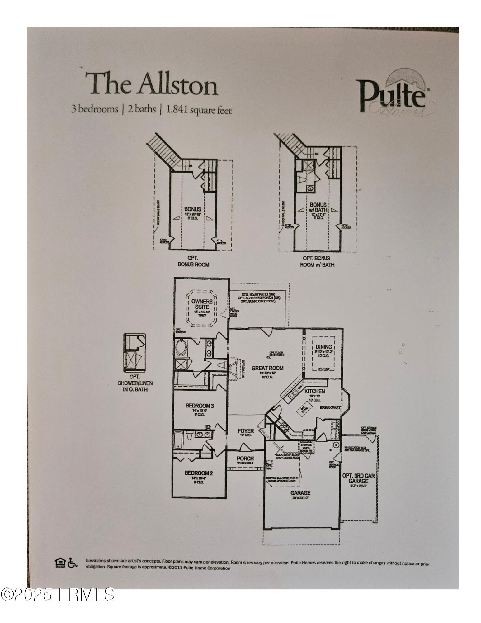 18 Greatwood Drive Bluffton, SC 29910 - Photo 48 of 48 18 Bainbridge Floorplan