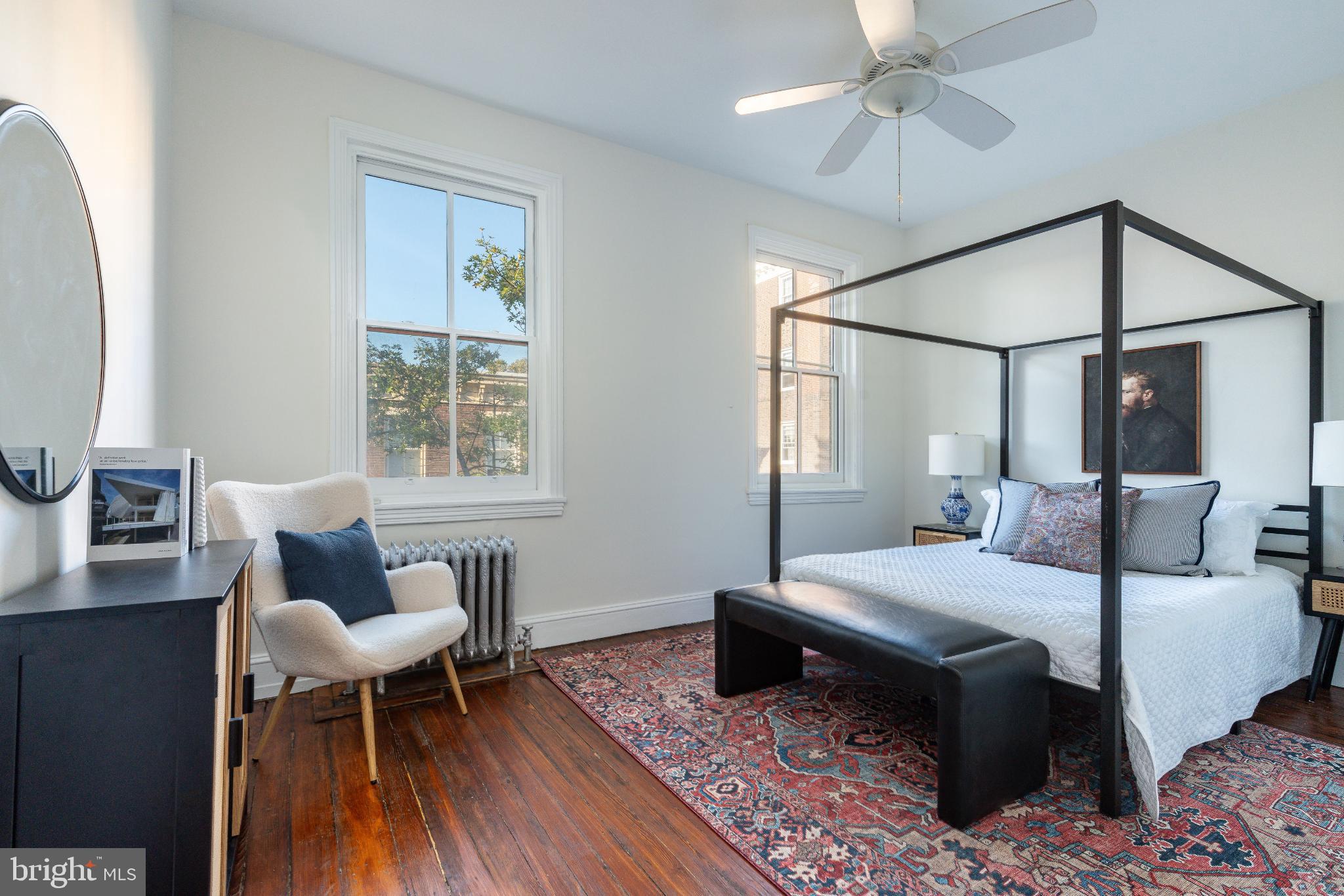 2046 Cherry Street Philadelphia, PA 19103 - Photo 39 of 61 Serene bedroom with natural light and charm.