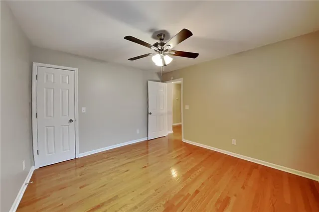 a view of an empty room