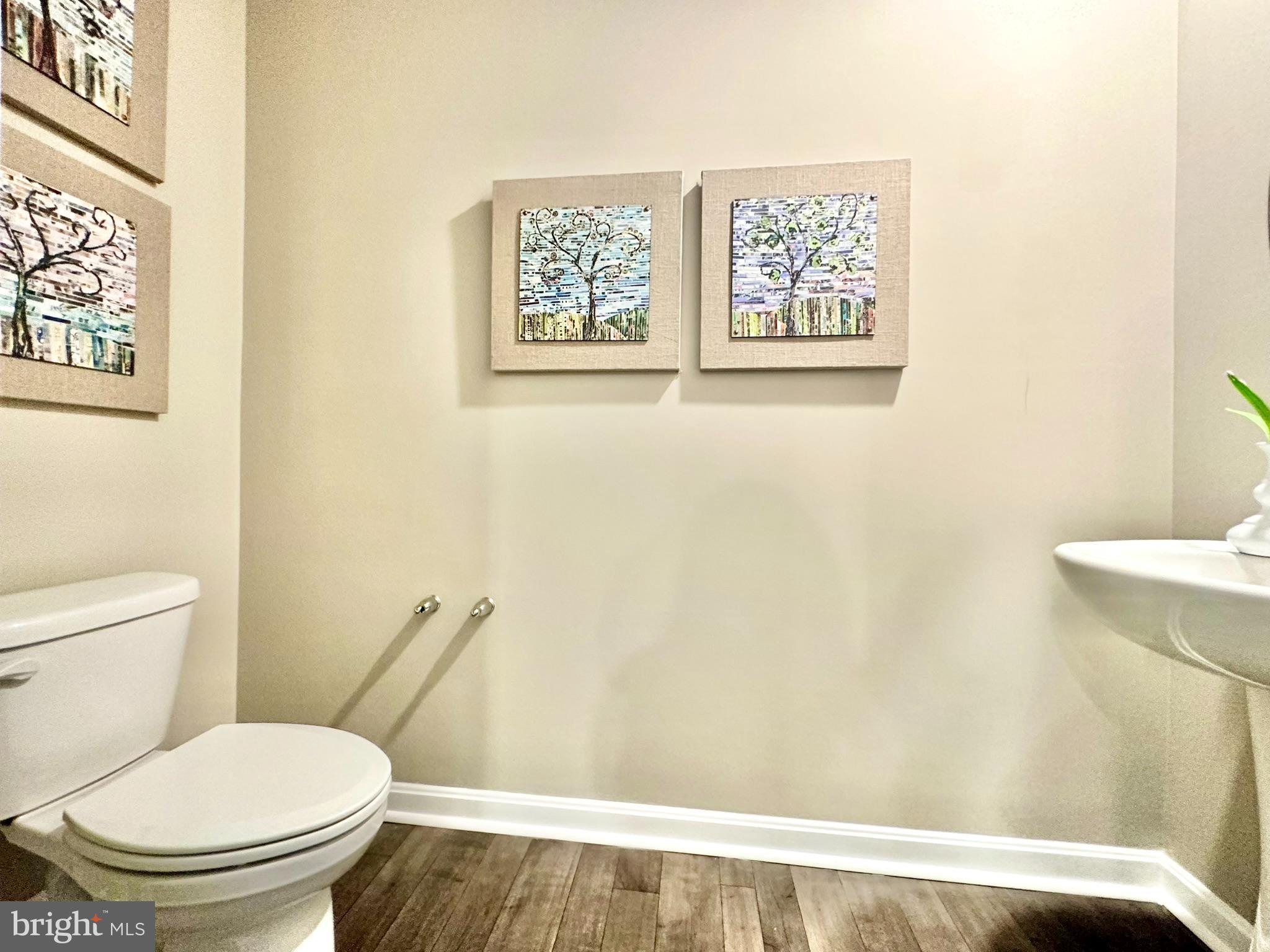 104 Red Haven Way Dover, DE 19904 - Photo 16 of 33 a white toilet sitting next to a shower curtain