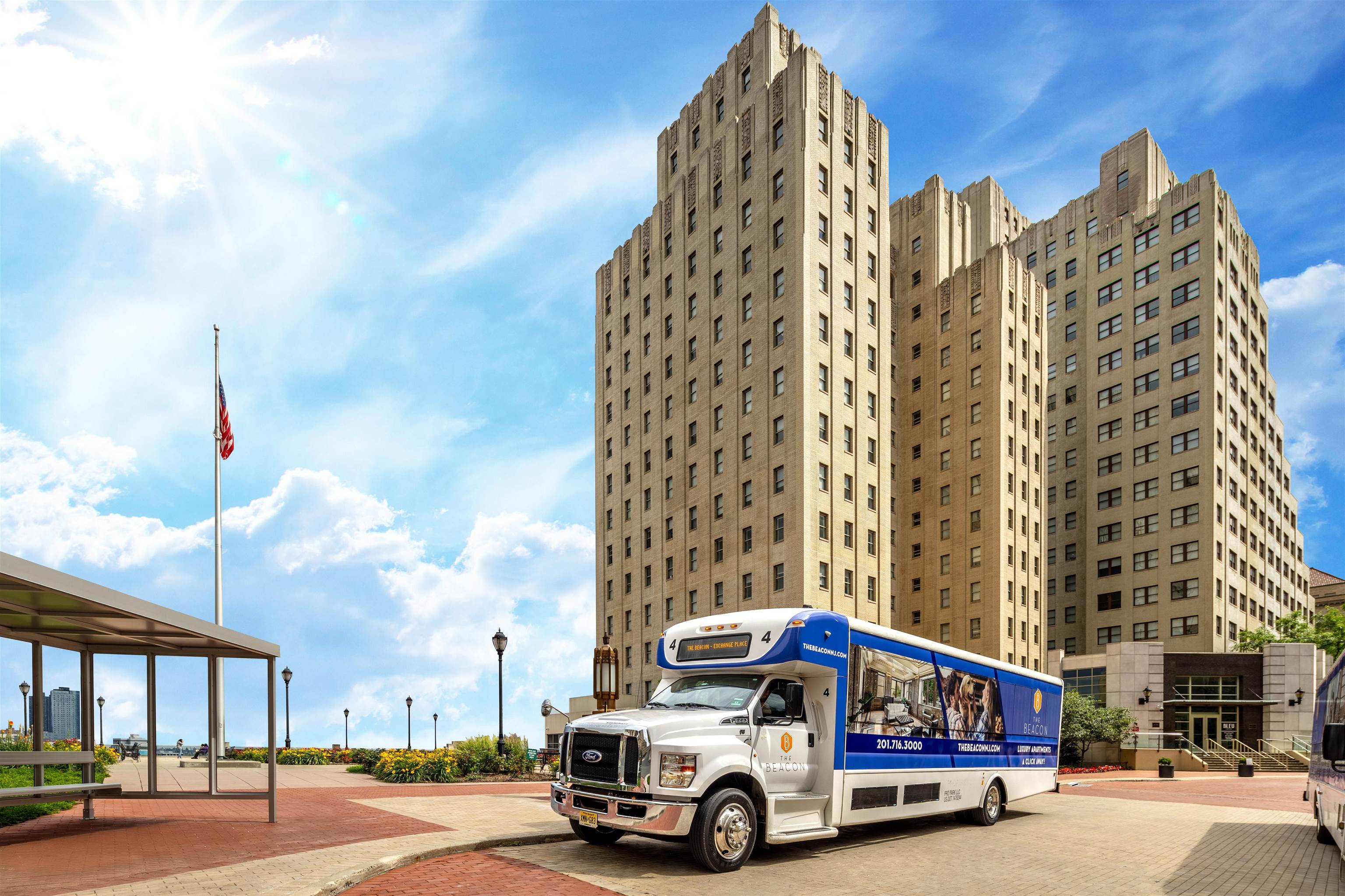 20 Beacon Way, Unit TB04 Jersey City, NJ 07304 - Photo 21 of 21 a car parked in front of a building