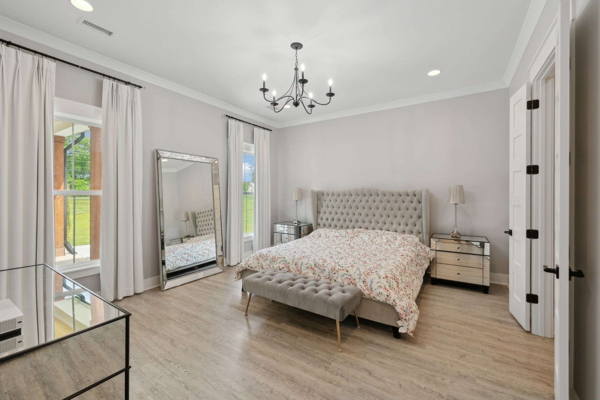 2648 Wilson Overall Road Murfreesboro, TN 37127 - Photo 24 of 92 a bedroom with a bed chandelier and a window
