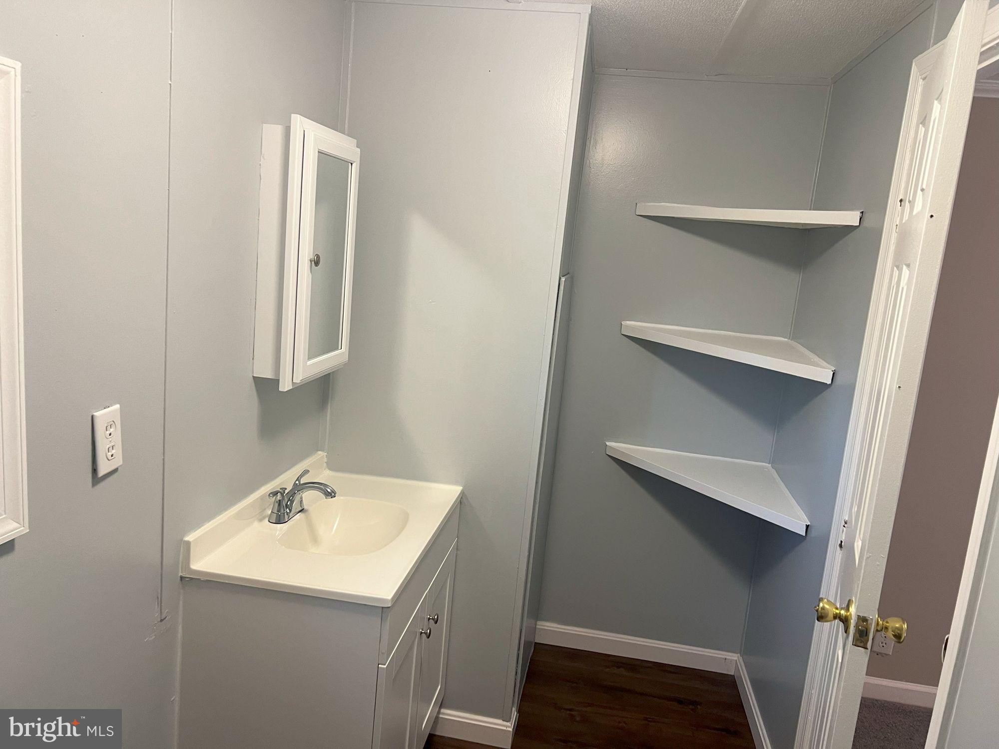 128 Ivy Ridge Court, Unit 128 Smyrna, DE 19977 - Photo 11 of 12 a bathroom with a sink and mirror