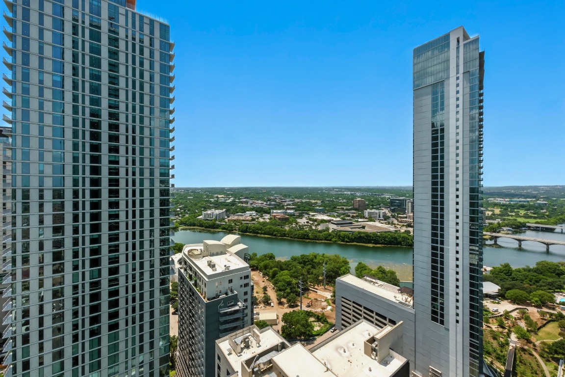 610 Davis Street, Unit 3104 Austin, TX 78701 - Photo 22 of 40 Water view with nearby urban area and a notable bridge