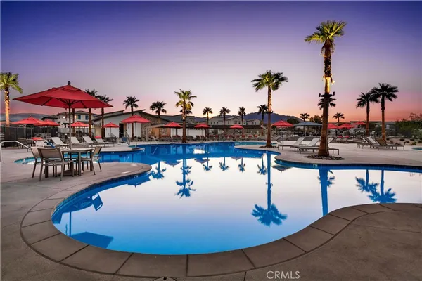 an outdoor space with patio