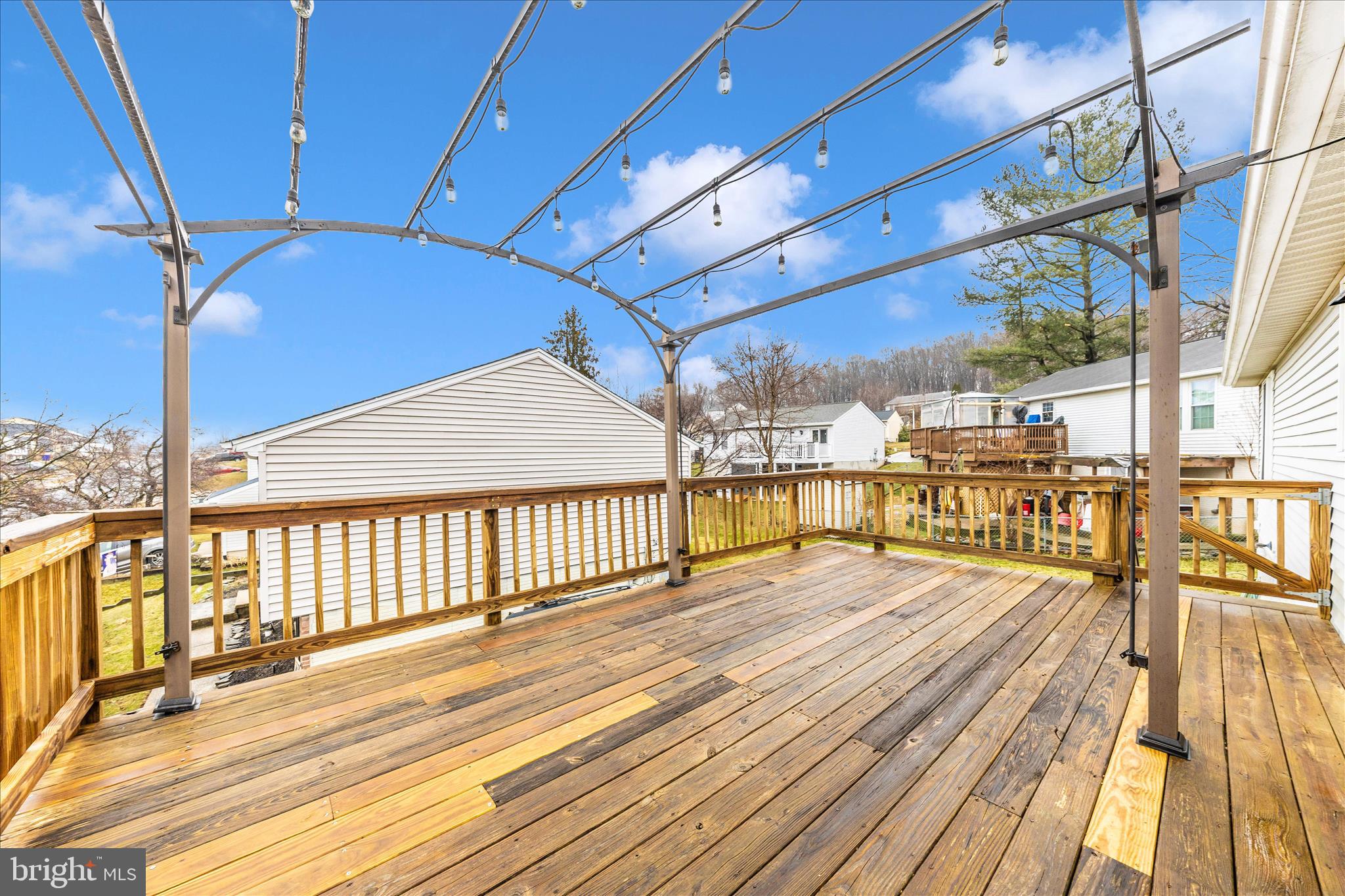 3 Contour Road Mount Airy, MD 21771 - Photo 52 of 54 a view of a balcony with wooden floor