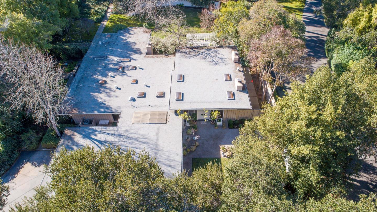 175 Isabella Avenue Atherton, CA 94027 - Photo 38 of 38 an aerial view of a house with a garden