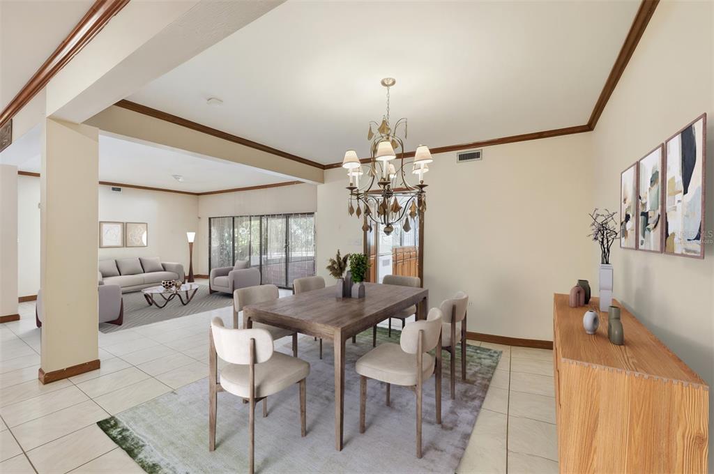 1066 Conover Street Port Charlotte, FL 33952 - Photo 17 of 80 a view of a dining room with furniture