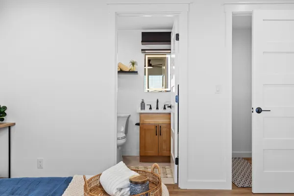 a bathroom with a sink and a toilet