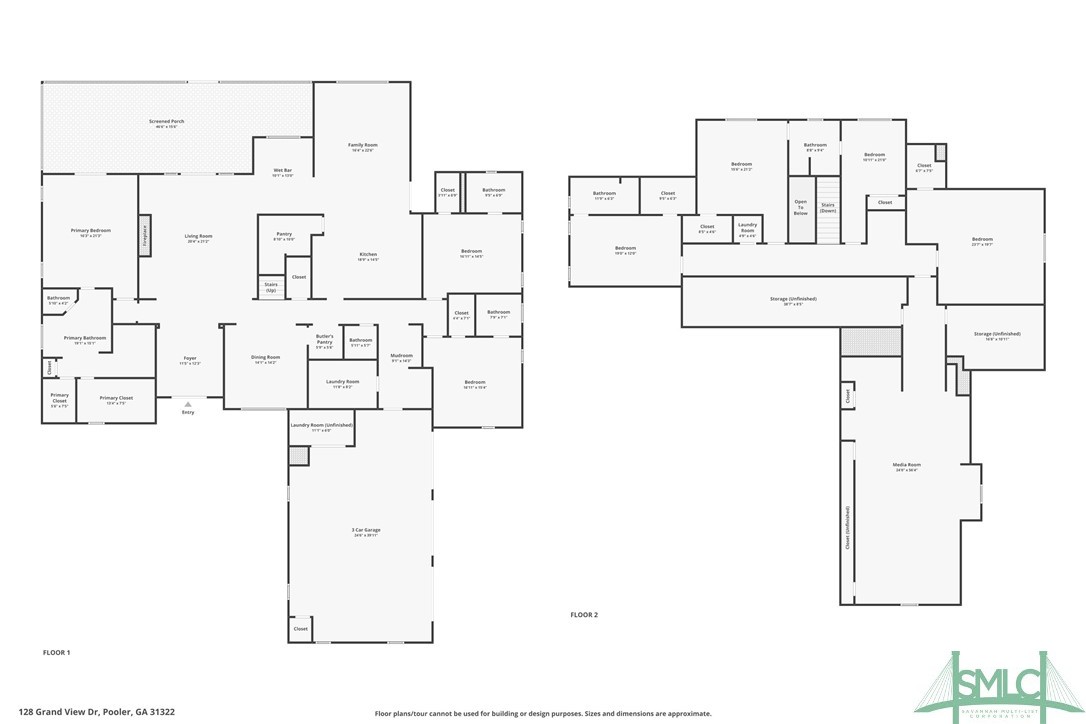 128 Grand View Drive Pooler, GA 31322 - Photo 50 of 50 Floor Plan