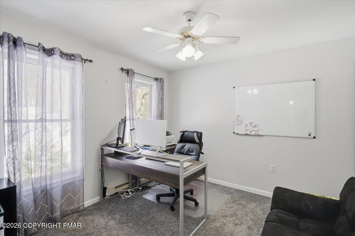 8824 Laird Road Stroudsburg, PA 18360 - Photo 40 of 53 a view of a workspace with furniture and a window