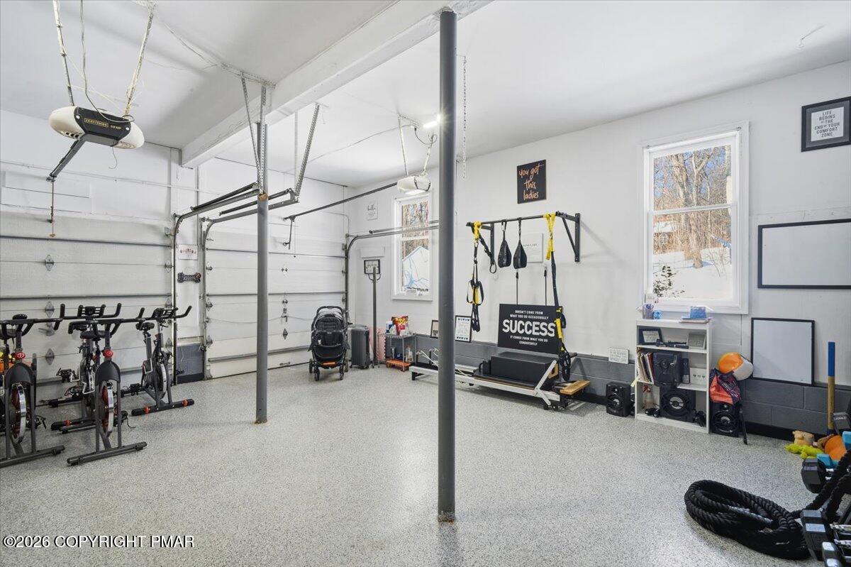 8824 Laird Road Stroudsburg, PA 18360 - Photo 43 of 53 a view of a room with gym equipment
