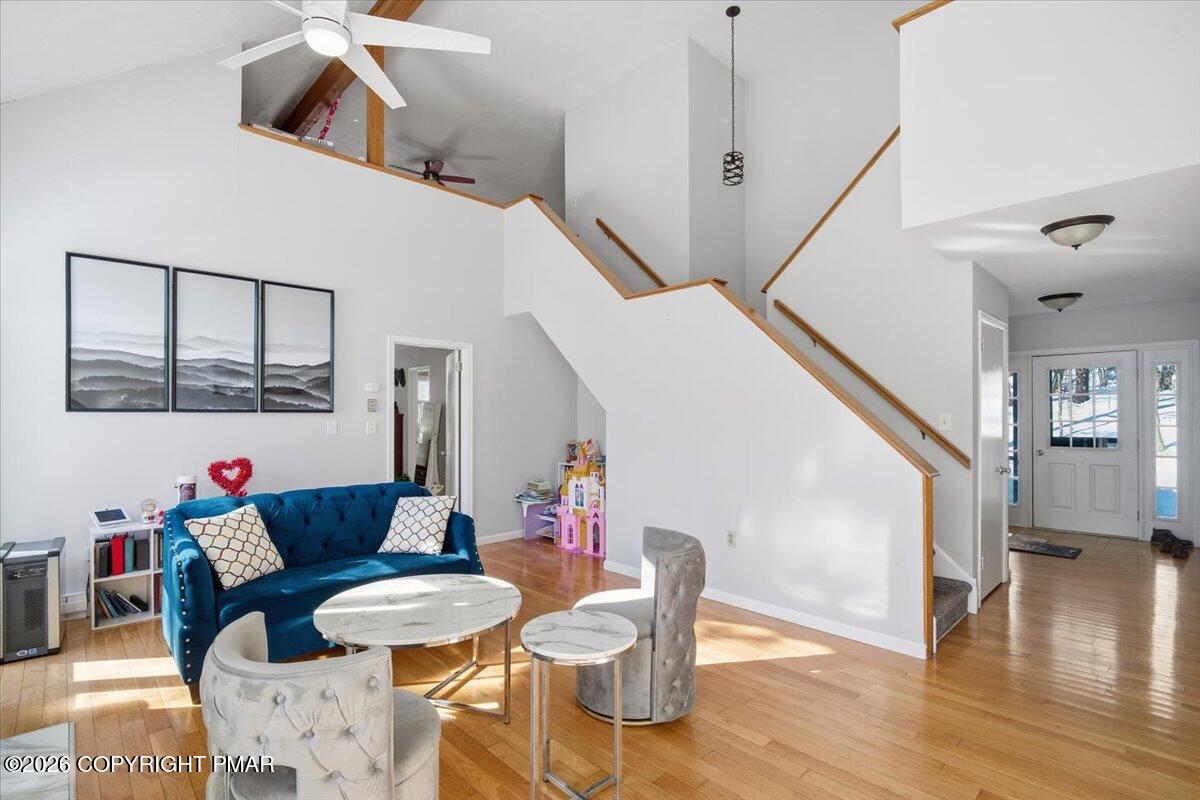 8824 Laird Road Stroudsburg, PA 18360 - Photo 8 of 53 a living room with furniture and wooden floor