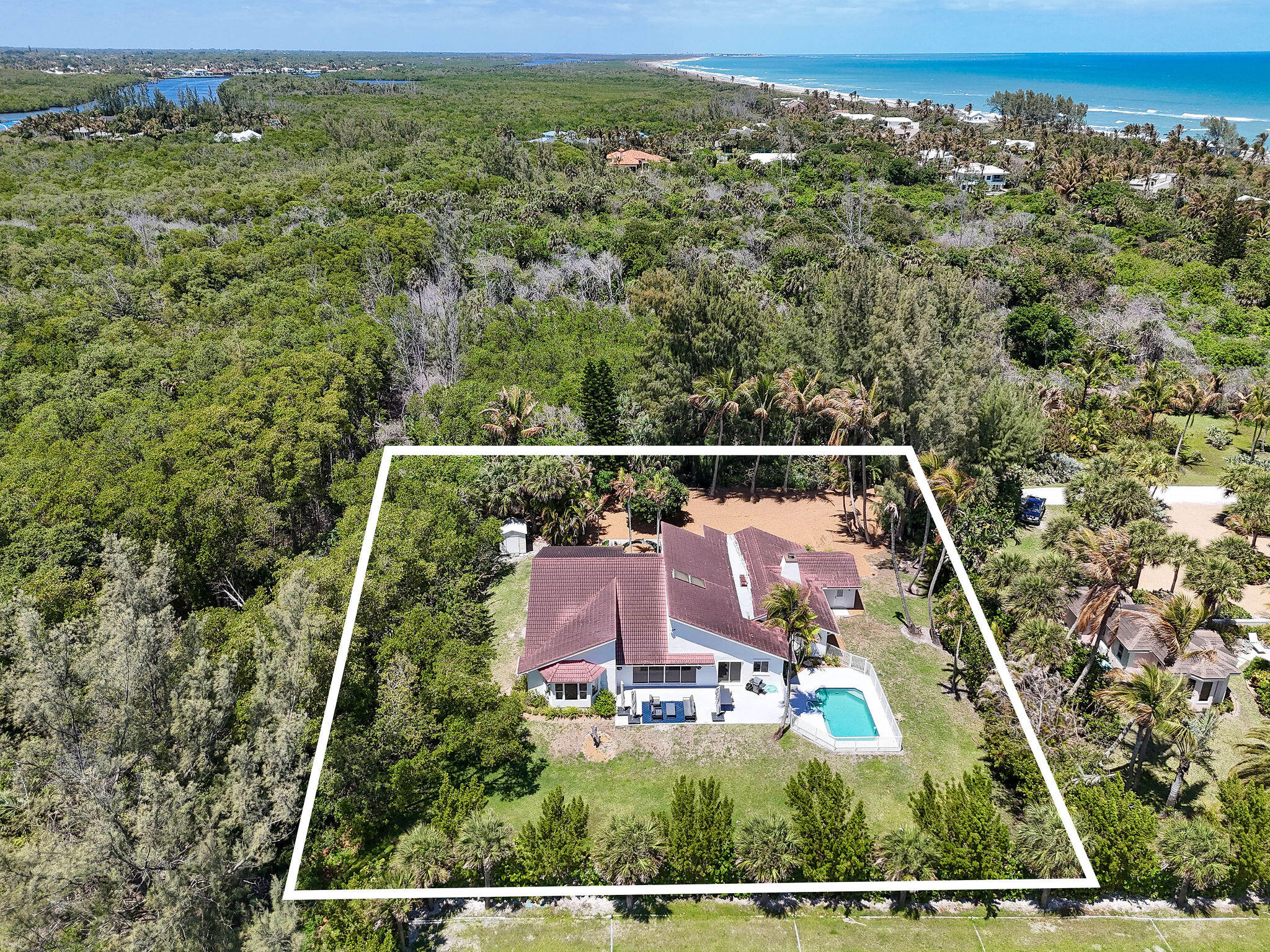 114 North Beach Road Jupiter Island, FL 33455 - Photo 60 of 63 114NBeachRdAerials(8)a