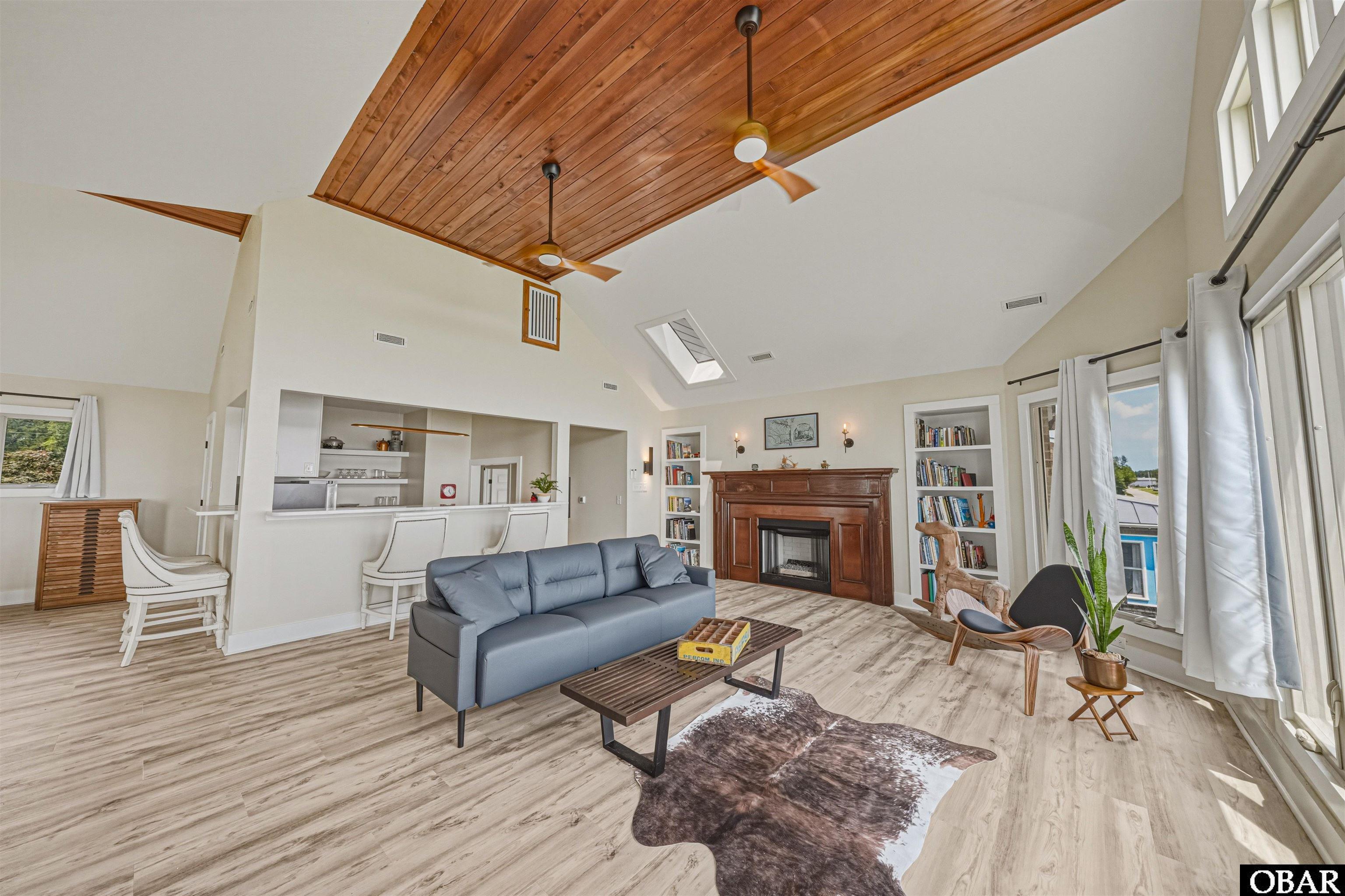932 Waterlily Road Coinjock, NC 27923 - Photo 44 of 86 Original Wood Accent on Ceiling