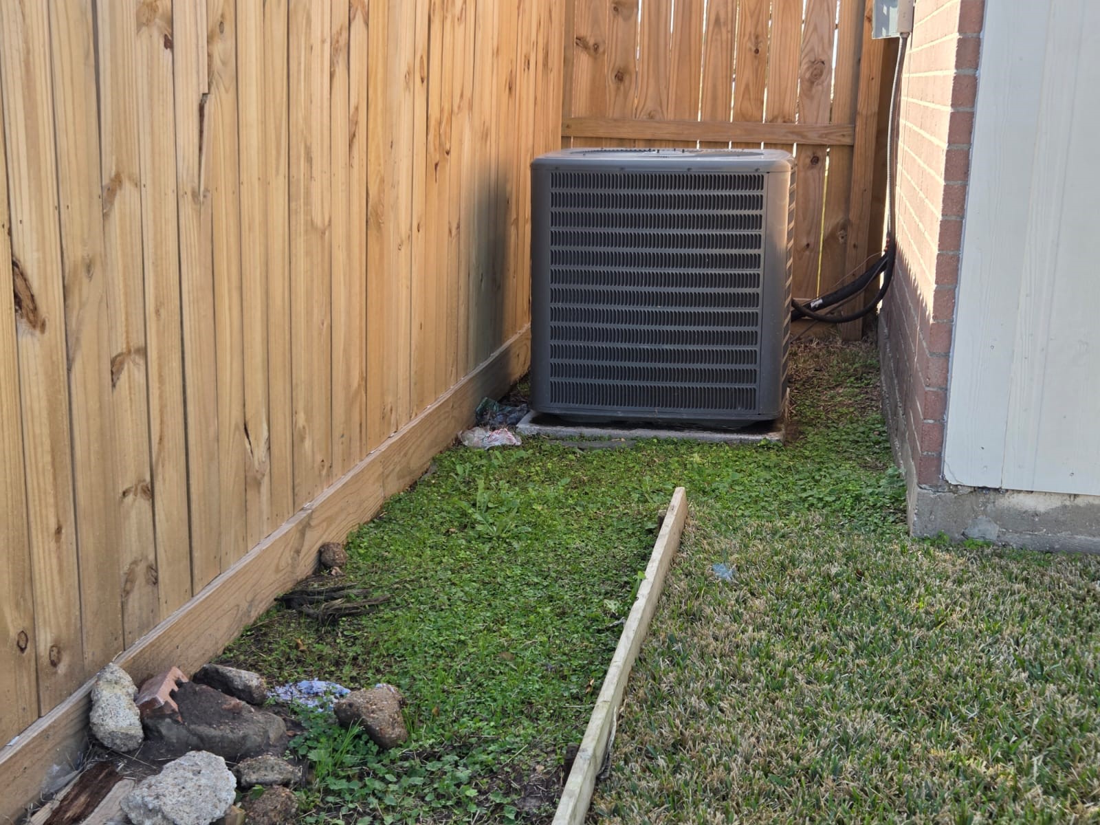 7019 Brody Lane Houston, TX 77083 - Photo 26 of 26 a view of a backyard with pathway