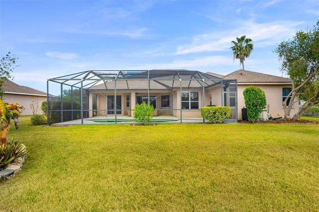 a view of a lake with houses
