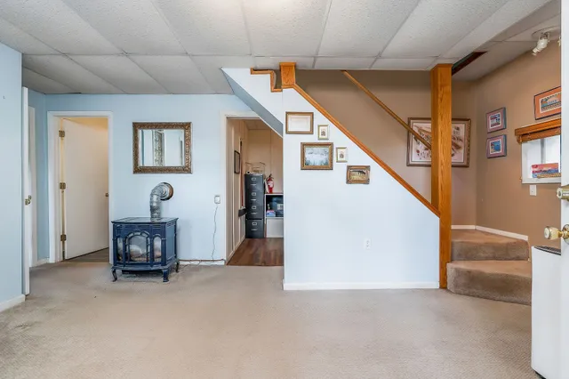 a view of an front door