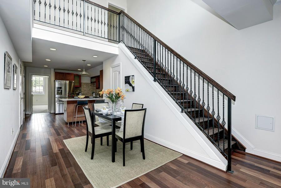 1424 L Street Southeast, Unit 302 Washington, DC 20003 - Photo 12 of 22 Stairs to Upper Master Bedroom