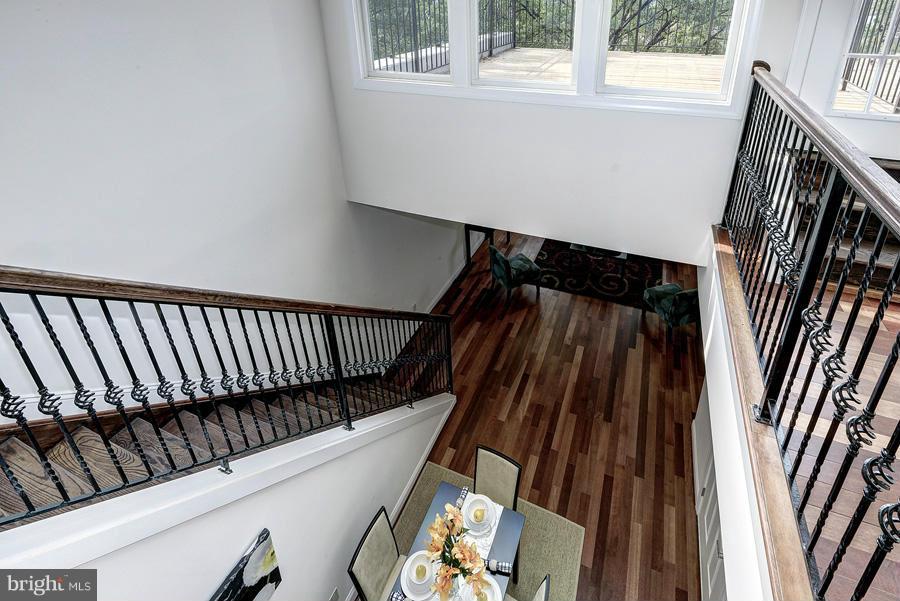 1424 L Street Southeast, Unit 302 Washington, DC 20003 - Photo 15 of 22 View down from upper landing