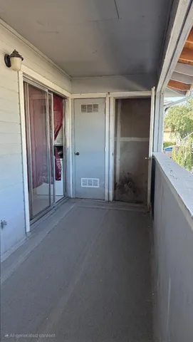 a large bathroom with a sink and a mirror