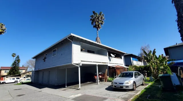 a car parked in front of house