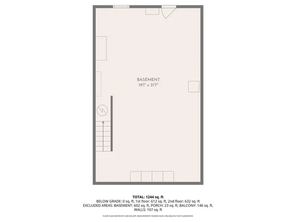 a picture of a room with a floor plan