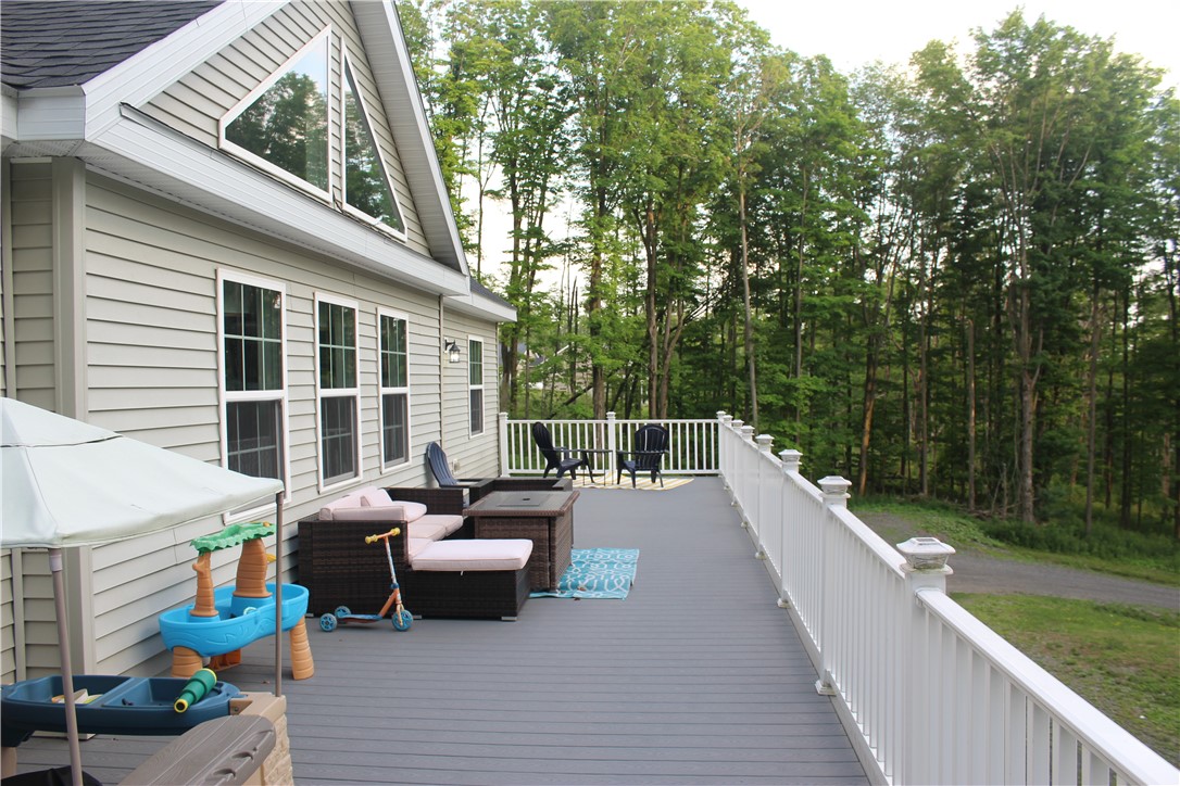 front the deck