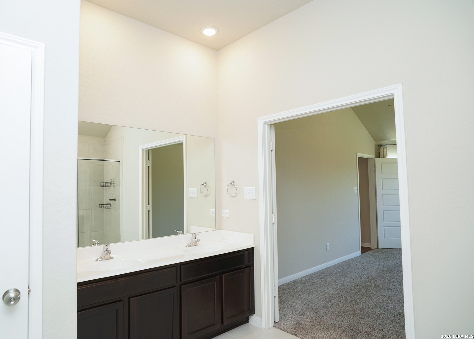 20929 Pleasanton Road San Antonio, TX 78264 - Photo 47 of 51 a bathroom with a sink vanity and mirror