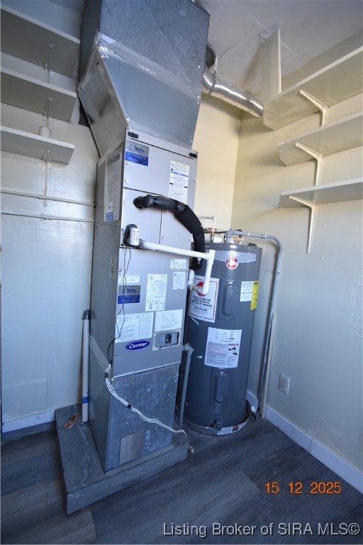 10204 Dalby Road Georgetown, IN 47122 - Photo 14 of 27 Furnace and water heater.