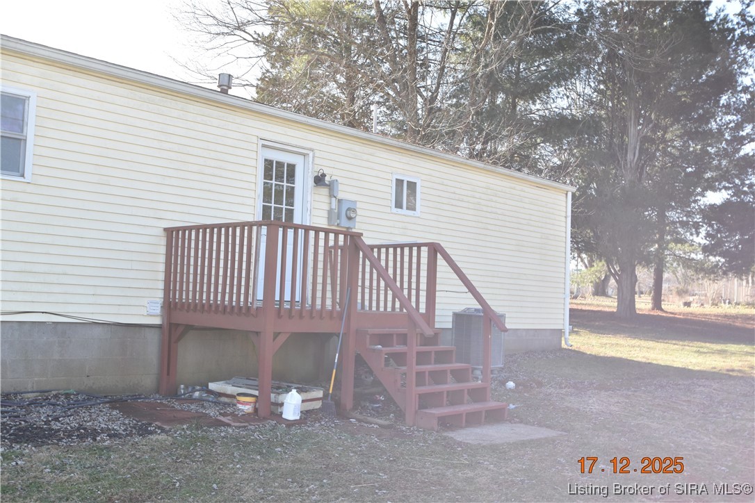 10204 Dalby Road Georgetown, IN 47122 - Photo 17 of 27 Deck is off the back door.