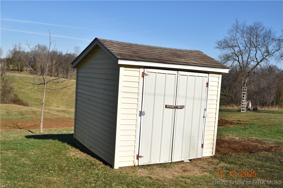 10204 Dalby Road Georgetown, IN 47122 - Photo 19 of 27 Another view of the storage shed.