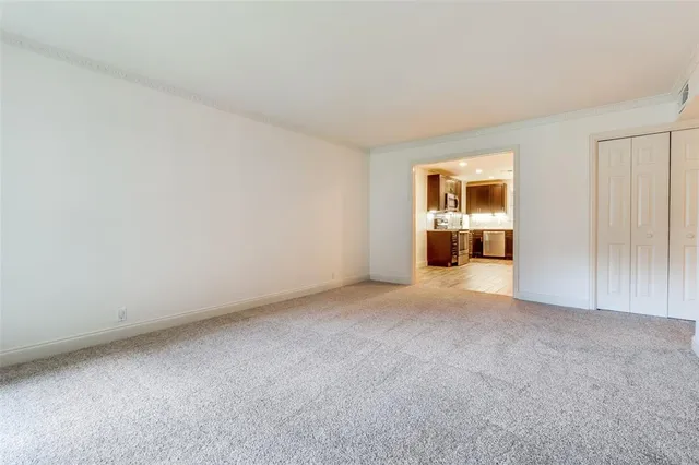 a view of empty room