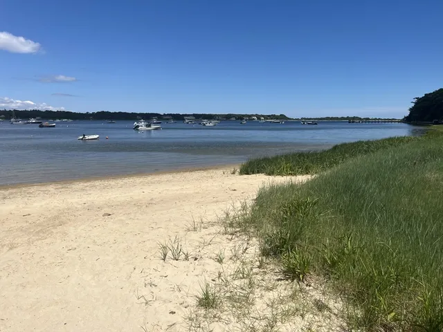 a view of an ocean beach