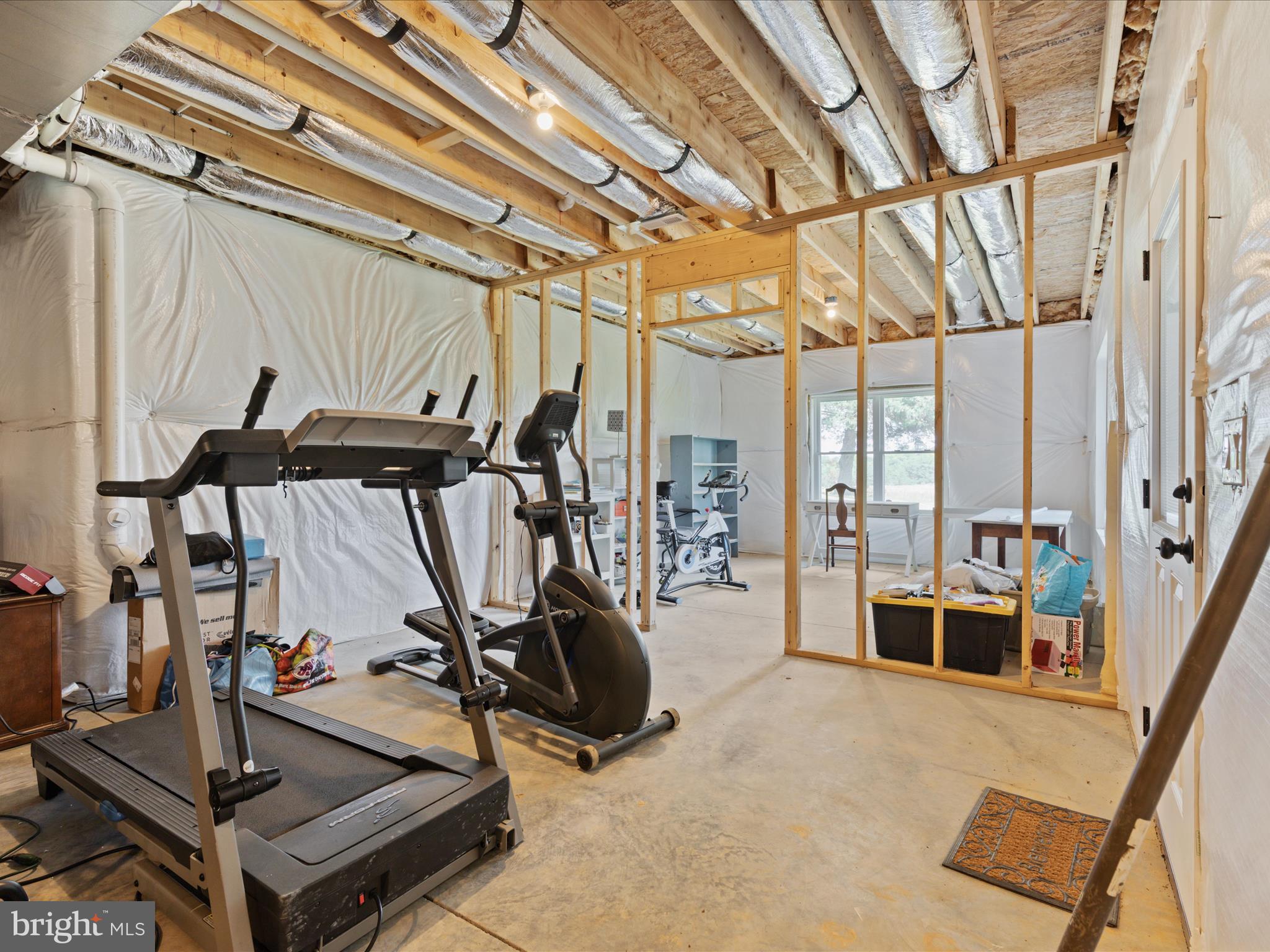 1857 Polk Road Edinburg, VA 22824 - Photo 28 of 55 a view of a room with gym equipment
