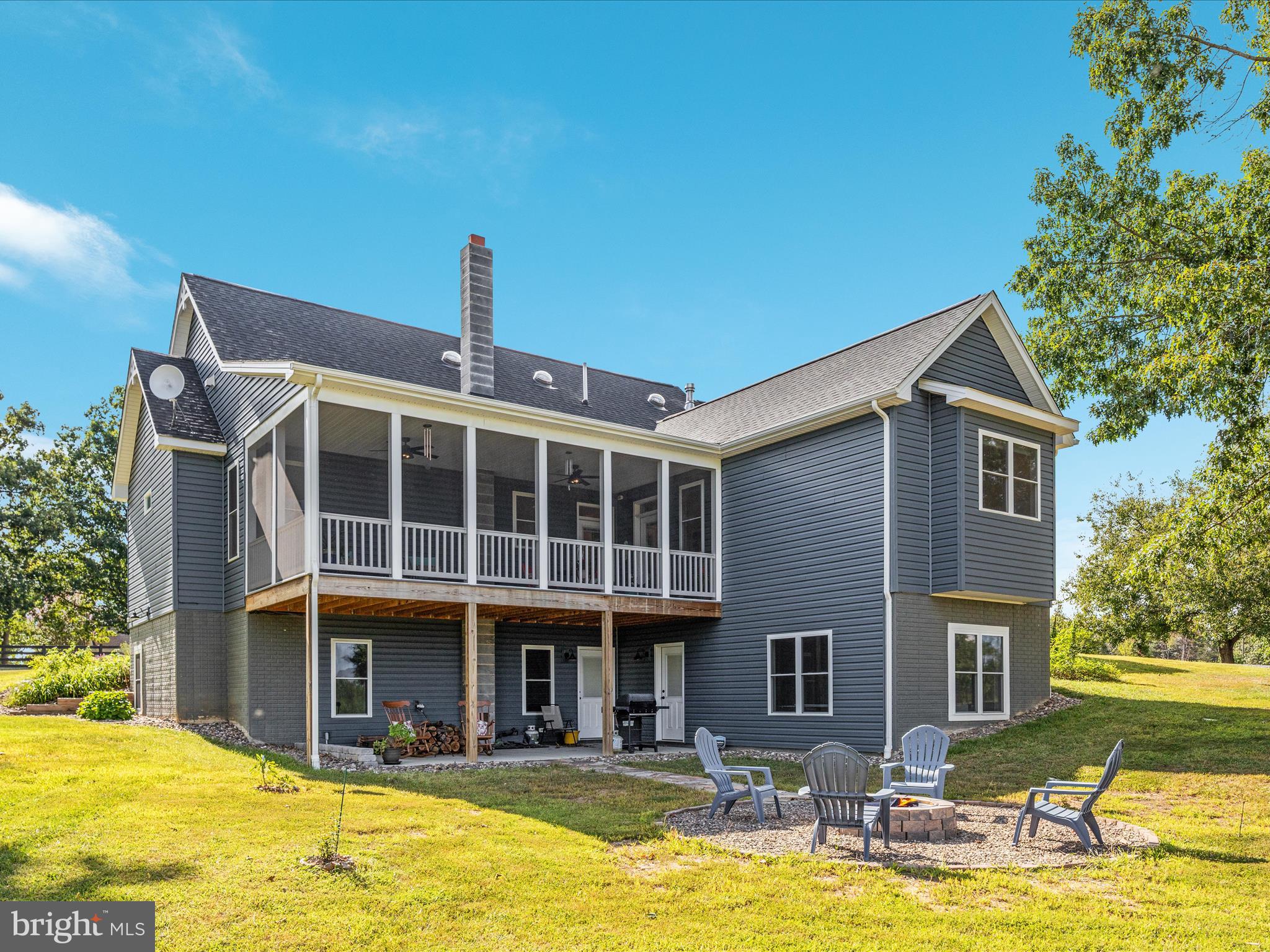 1857 Polk Road Edinburg, VA 22824 - Photo 32 of 55 a house view with swimming pool in front of it