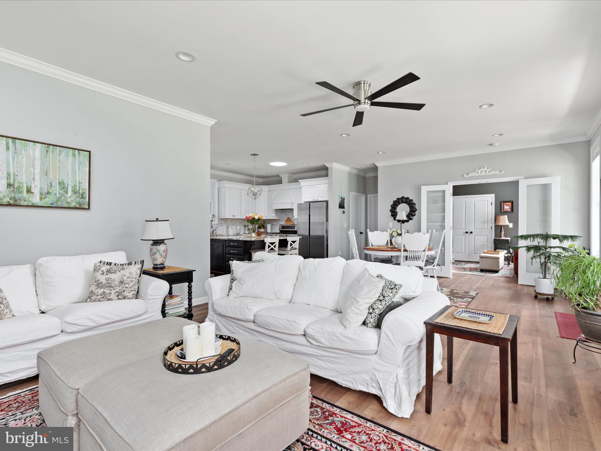1857 Polk Road Edinburg, VA 22824 - Photo 10 of 55 a living room with furniture kitchen view and a table