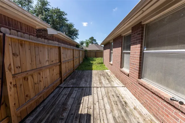 a view of house with wooden floor