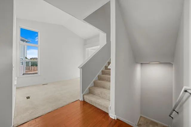 a view of entryway with stairs