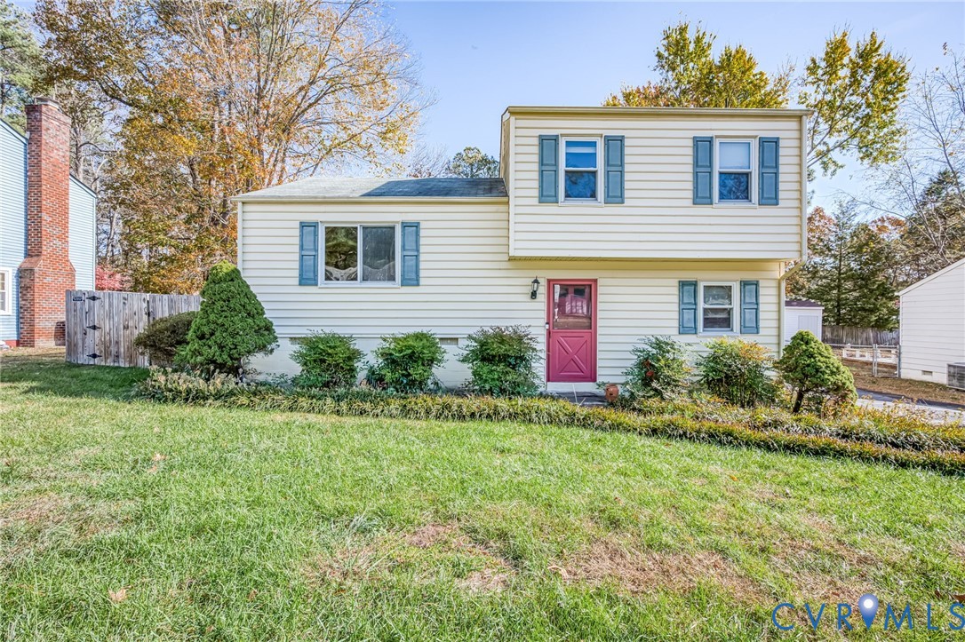 201 Monath Road Chesterfield, VA 23236 - Photo 2 of 30 a view of a house with backyard and garden
