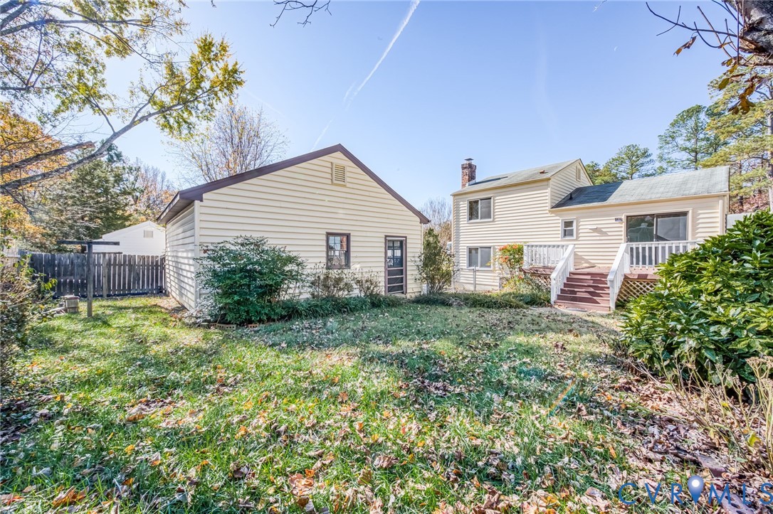 201 Monath Road Chesterfield, VA 23236 - Photo 27 of 30 a view of a house with a yard and potted plants