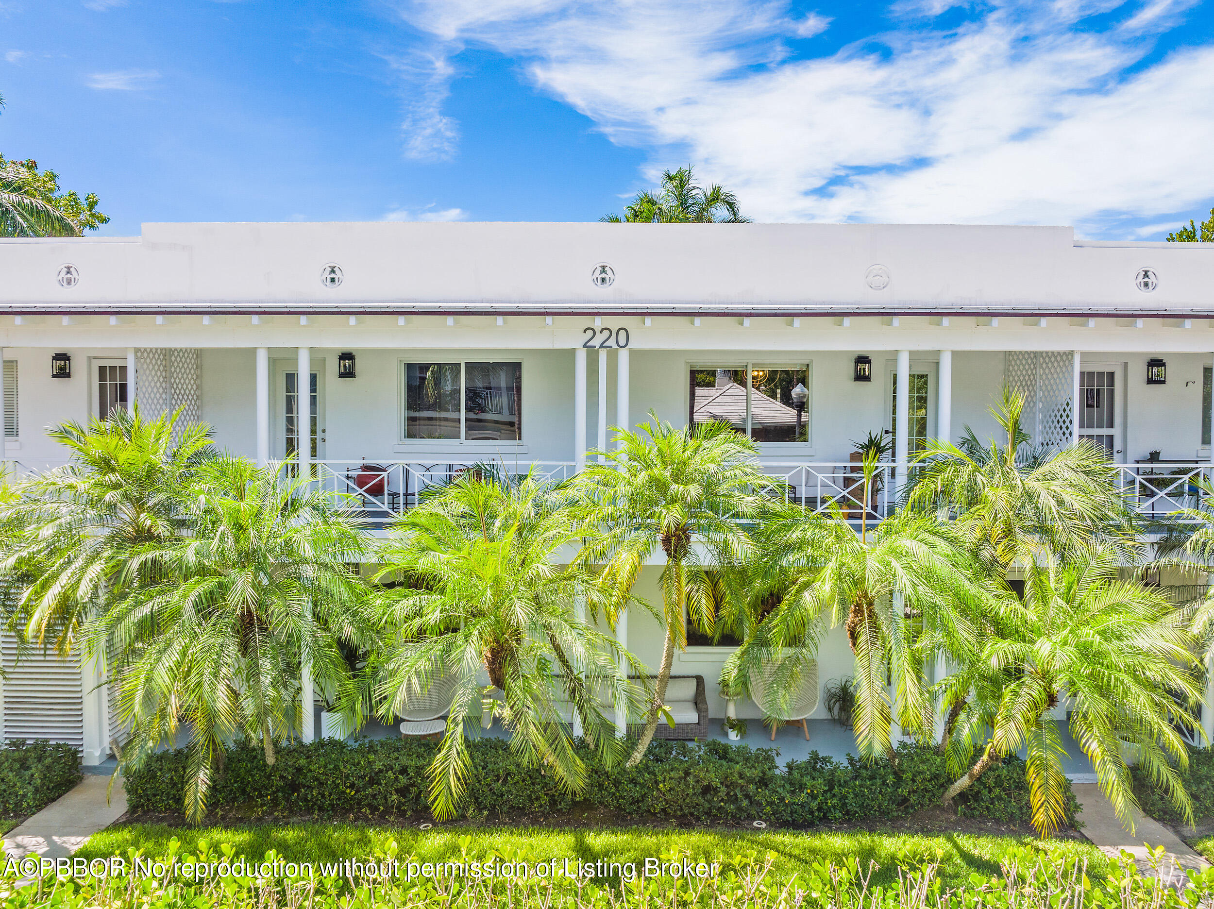 220 Atlantic Avenue, Unit 3 Palm Beach, FL 33480 - Photo 2 of 36 a front view of house with yard