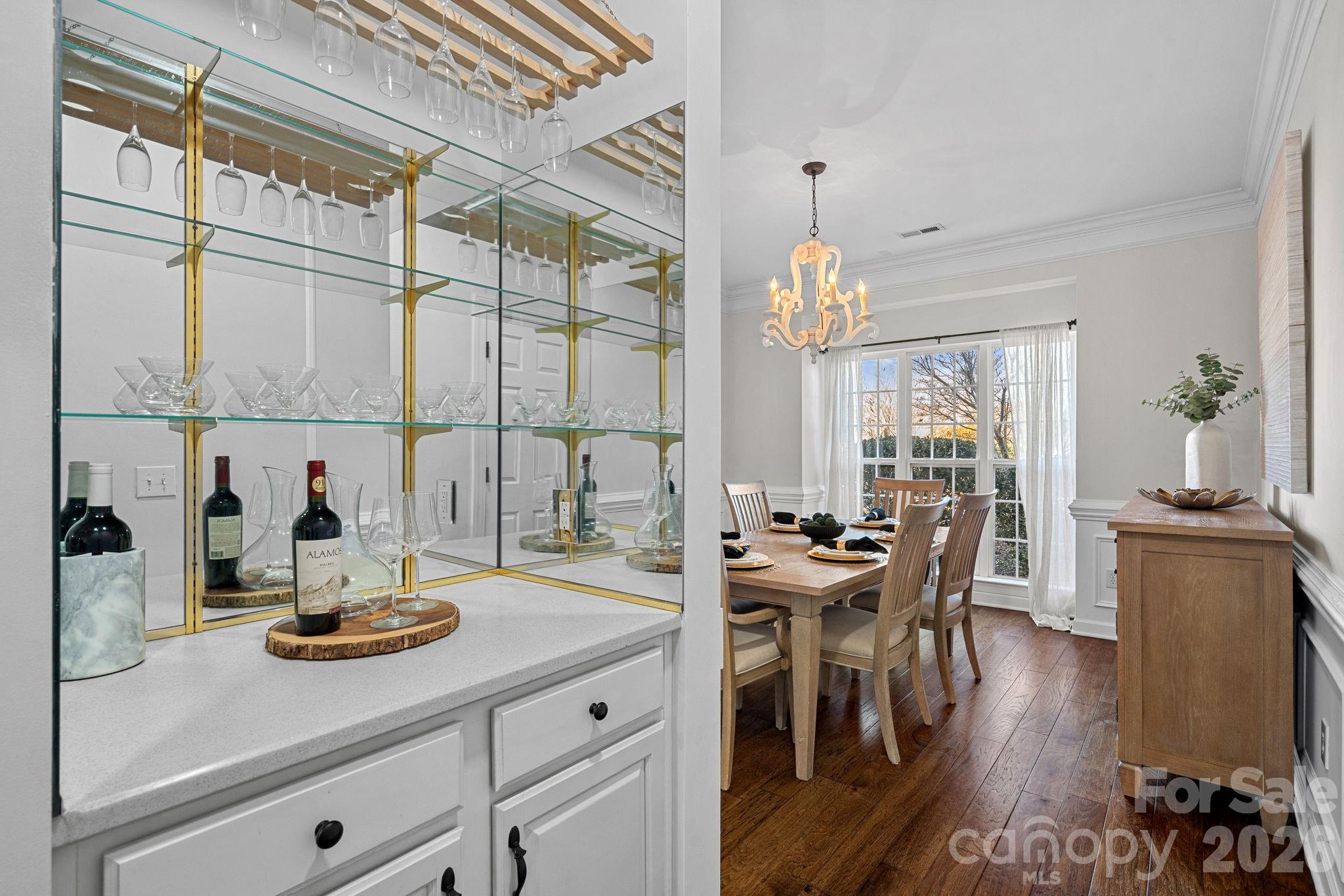 6110 Flowergate Lane Waxhaw, NC 28173 - Photo 15 of 39 a view of a dining room with furniture window and outside view