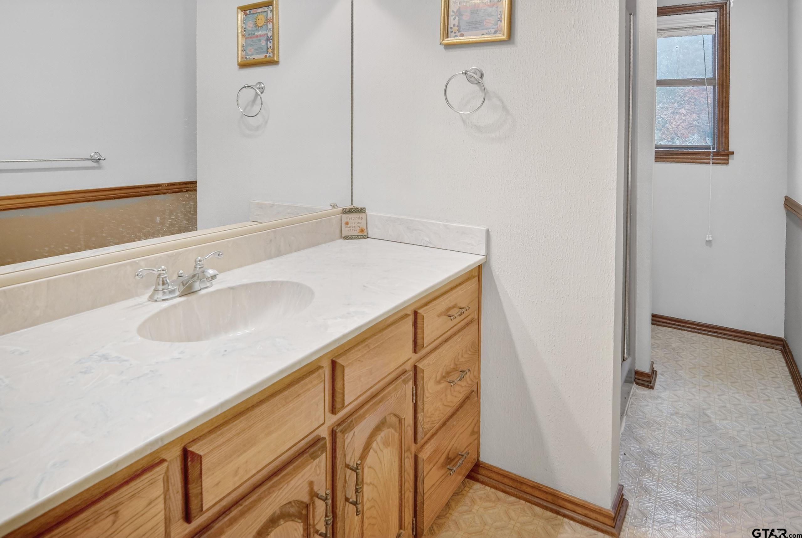 520 County Road 3445 Emory, TX 75440 - Photo 25 of 31 a bathroom with a sink and a mirror