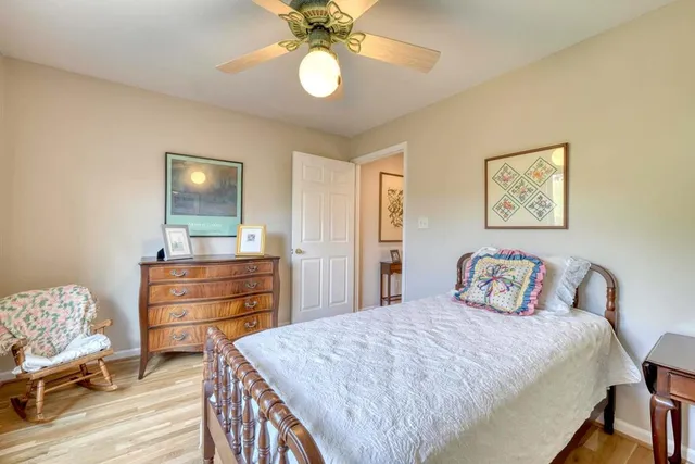 a room with gym equipment and a large window