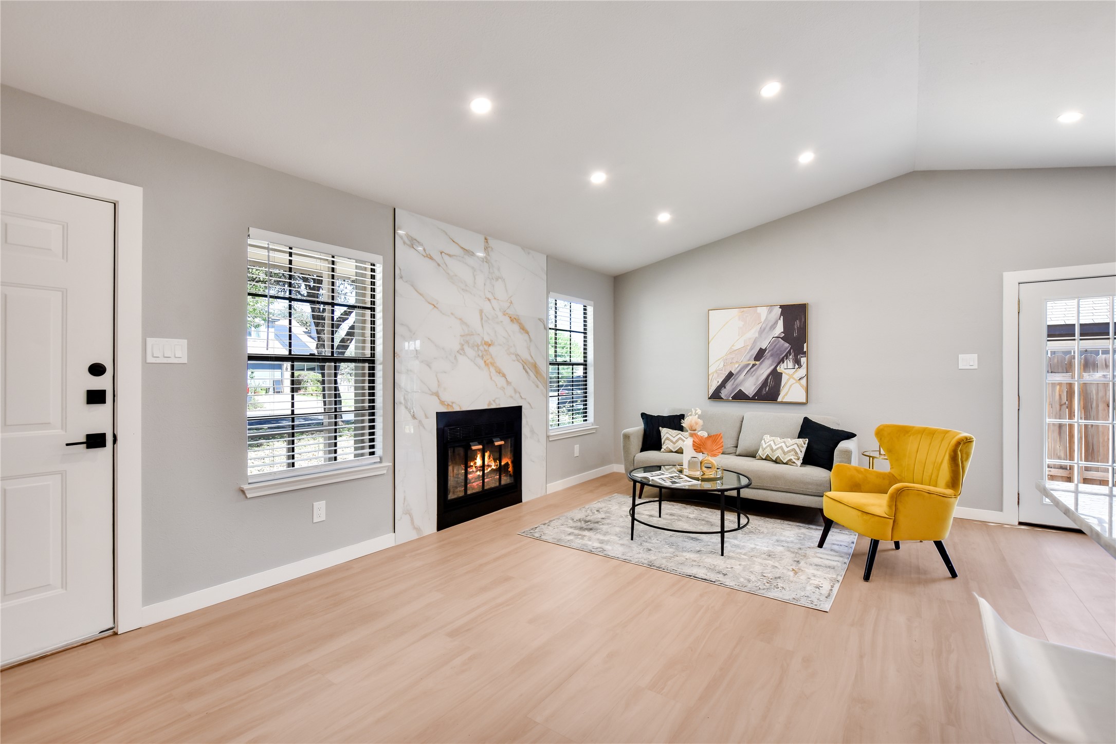 803 Kavanagh Drive Austin, TX 78748 - Photo 4 of 26 fireplace