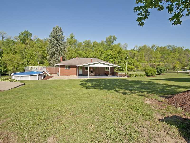 108 Patterson Road Finleyville, PA 15332 - Photo 22 of 23 Exterior Back. Country Feel Yet Close to Everything! Pool Has New Pump.